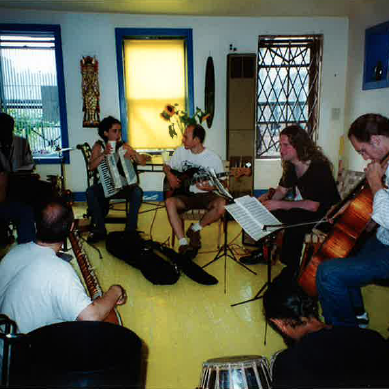 Open Fruit on the Vine rehearsal, 1998 (Penny Arcade)